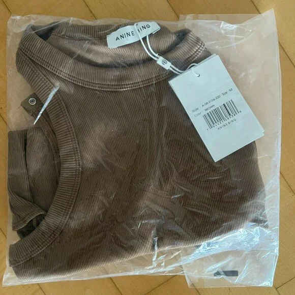 Nylon Crew Neck Bodysuit by Anine Bing - Picture 4 of 4